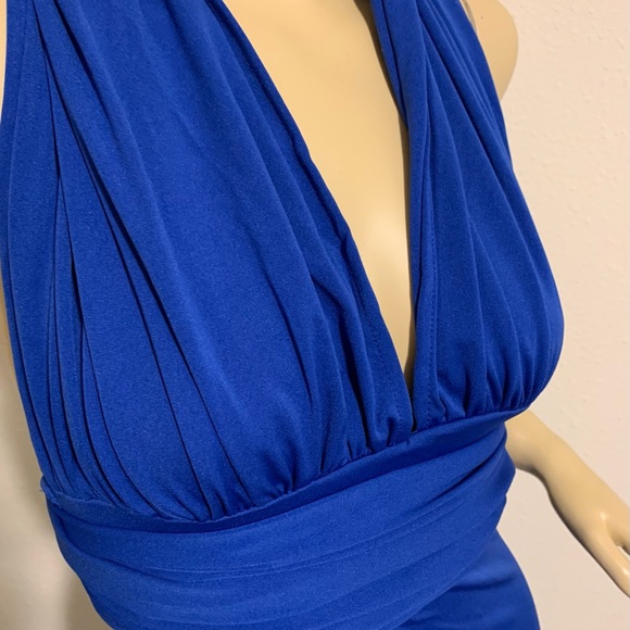 NWT INFINITY WRAP GOWN DRESS💙ROYAL BLUE - Picture 13 of 16